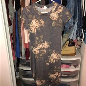 Floral Tight Casual Tight Dress
